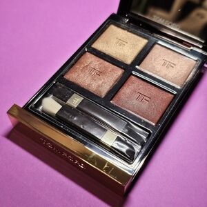 NWT Tom Ford Golden Hour Eyeshadow Quad Bronze Golden Shimmer Makeup Summer